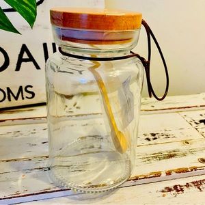 Target Bullseye Playground Bath Salts Jar with Wood Spoon & Top Brand New